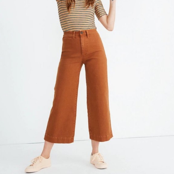 Madewell Pants - Madewell- Curvy Slim Emmett Wide Leg Size 27P (27 Petite)